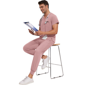 Conjunto de Uniformes Quirúrgicos 42122 Unisex |   Uniforme de Hospital de Manga Corta de Secado Rápido para Odontólogo, Enfermera, Médico - Product Image 5