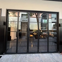 Puertas Francesas Plegables de Aluminio Minimalistas con Certificación CE y Sistema Resistente a la Intemperie con Certificación EN para Villas
