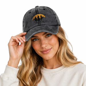 New Arrival Vintage Washed Distressed Baseball Cap <strong>Yellowstone</strong> Dutton Ranch Embroidery Logo Custom Wholesale Dad <strong>Hat</strong> - Product Image 1