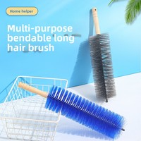 Brosse de nettoyage pour ventilateur électrique et climatiseur SZ16, grattoir pour fentes et interstices, outil de dépoussiérage domestique, matériau plastique