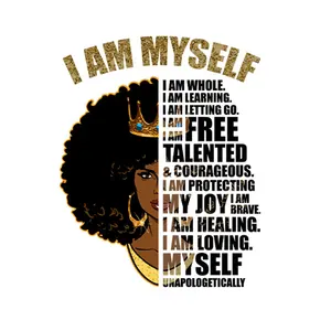아프리카 흑인 여성 열 전달 Plastisol 스크린 인쇄 스티커 다리미 전송시 Dtf 열 전달 준비
