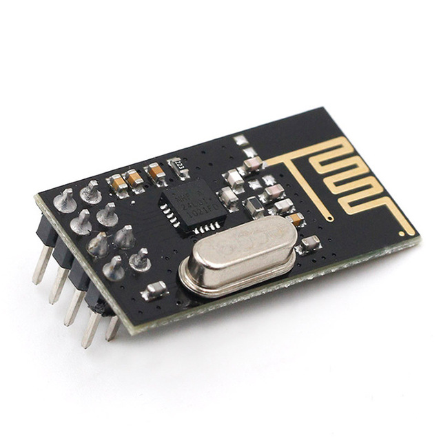 NRF24L01 2.4GHz 1.9-3.6V 2Mbit/s for Arduino DIY Wireless Data Transmission RF Transceiver Module Board for DIY Projects