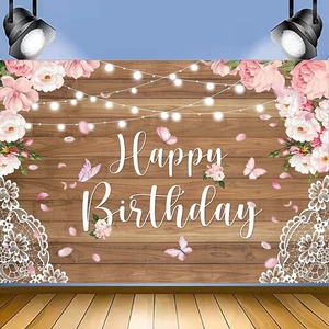 Hstyle mariposa <span class=keywords><strong>cumpleaños</strong></span> telón <span class=keywords><strong>de</strong></span> fondo niños Feliz <span class=keywords><strong>cumpleaños</strong></span> Banner mariposa primavera flores <span class=keywords><strong>cumpleaños</strong></span> fiesta decoraciones foto <span class=keywords><strong>de</strong></span> fondo - Product Image 2