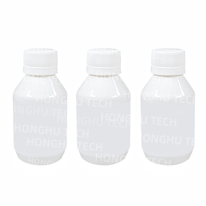 Bouteille en plastique vide Tuscosed 125 ml avec étiquettes jaunes et petite boîte en papier, livraison à domicile, ensemble complet - Product Image 4