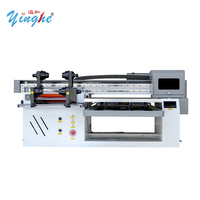 Impresora UV Industrial Yinghe 6090, Integrada con Cama Plana Izquierda y Rodillo Derecho, Equipo de Inyección de Tinta UV para Acrílico, Vidrio, Cuero