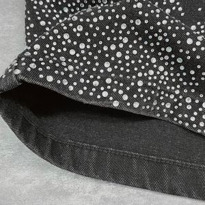 Verano moda Streetwear Essentials Shorts diseñador personalizado Vintage Baggy Jeans Shorts hombres lujo Rhinestone Denim Shorts - Product Image 5