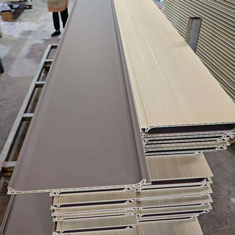 Fireproof Cladding Boards 3D Textured Fluted Wood Grain WPC Wall Panels Custom Modern Classic WPC ...