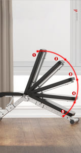 Banco de Pesas Plegable Multifuncional Ajustable de Alta Resistencia para Entrenamiento en Casa, Disponible en España - Product Image 5