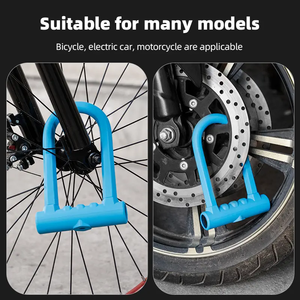 Nouveau vélo U Lock <span class=keywords><strong>vtt</strong></span> vélo de route <span class=keywords><strong>cadenas</strong></span> 2 clés antivol sécurité moto Scooter cyclisme serrure vélo accessoires - Product Image 3