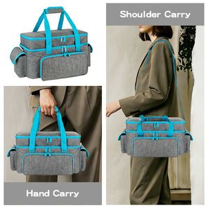 Universal Tool Storage Bag Multi Compartment 40-44 Pockets Removable Strap Handbag For Sewing And Craft Supplies - Product Image 4