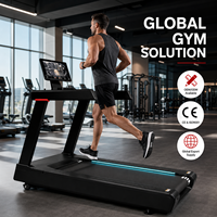 Caminadora Comercial con Pantalla Táctil HD Grande, Máquina Eléctrica de Correr de Alta Resistencia para Gimnasio