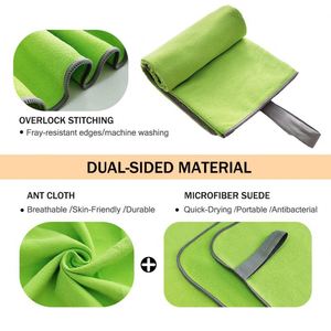 Quick Dry Super Absorbent Lightweight Microfiber Travel Sports Towel for Gym <b>Backpacking</b> Hiking - Product Image 2