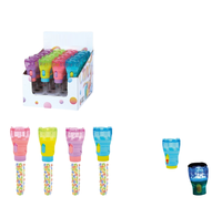 Offres Spéciales lampe de poche forme bonbons jouets beau grand tube rouge jouet avec bonbons 2 en 1 fonction bonbons jouets pour enfants cadeaux de vacances