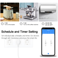 Bingoelec EU 16A Wifi prise intelligente prise de courant application de surveillance de l'énergie Tuya Smart Life télécommande fonctionne prise de courant Alexa