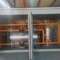 Station de régulation de pression de gaz naturel en acier au carbone montée sur châssis, système de dosage et de filtration, décompression à trois étages pour