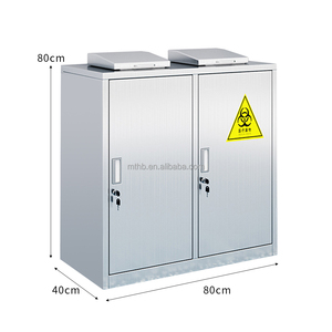 MITI Medical Stainless Steel <strong>Trash</strong> <strong>Can</strong> 100L Metal Indoor Food Waste Bins Recycled Large Garbage Bin - Product Image 6