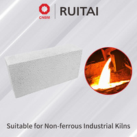 Brique réfractaire en corundum-mullite, résistante aux chocs thermiques et à haute résistance à la compression, largement utilisée dans les fours industriels thermiques