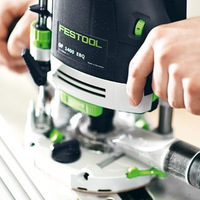 Fresadora Eléctrica Festool OF 1400 EBQ Plus con Alta Seguridad y Rigidez para Trabajos en Madera