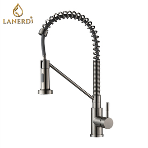 Lanerdi modern cupc upc squire girevole monocomando rubinetto flessibile lavelli e rubinetti da cucina - Product Image 6