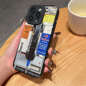 Cabine téléphonique impression pupille oeil Pro caméra trou TPU housse de téléphone portable pour Iphone 17 8 <span class=keywords><strong>X</strong></span> Xr Xs 11 12 13 14 15 16 Pro Max - Product Image 6