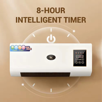 Ventilateur de chauffage mural électrique 1800W, double fonction, pour chauffage d'appoint domestique