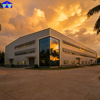 Edificio de Acero Prefabricado a Prueba de Terremotos, Sistema de Almacenamiento en Naves Industriales de Acero