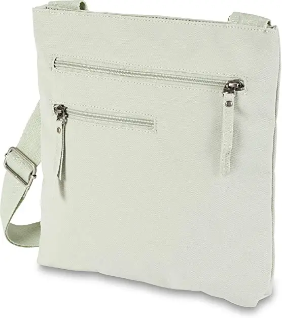 Canvas Cotton Crossbody sling bag Bag for Women Large Shoulder Bag Skin- friendly Washed Purse with Multi Pockets