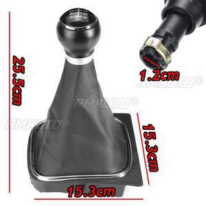 หัวเกียร์หุ้มหนัง 5 6 สปีด พร้อมฝาครอบกันฝุ่น สำหรับรถยนต์ VW Golf MK5 MK6 Golf 5 6 Rabbit Jetta MK6 2010 2011-2014 - Product Image 4