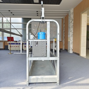 Escenario oscilante chafaudage andamio góndola plataforma de aluminio CE certificado 5M 1000kg guindola electrica cunas de fachada - Product Image 3