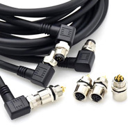 Alimentation à quatre cœurs M12 M16 ligne de transfert de tête d'avion accostage mâle et femelle GX20 connexion de prise d'aviation étanche