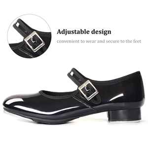 En stock en UE et aux États-Unis, vente en gros, chaussures de danse à semelle en cuir PU unisexe, faciles à enfiler, pour femmes et hommes - 608 - Product Image 4