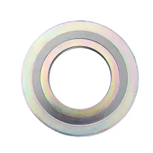 Guarnizione Standard industriale in acciaio al carbonio metallico guarnizione ss304 a spirale avvolta 304 guarnizione avvolta a spirale