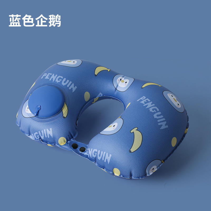 Pingouin bleu en soie glacée