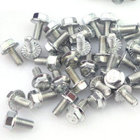 Vis à tête hexagonale à bride en acier inoxydable DIN6921 zingué M6 M7 M8 M10 S-S 304 316 Vis à tête hexagonale à bride en aluminium Normes DIN