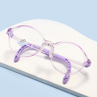 Venta al por mayor de China, gafas de diseño simple, monturas ópticas para niños, gafas suaves flexibles para niños