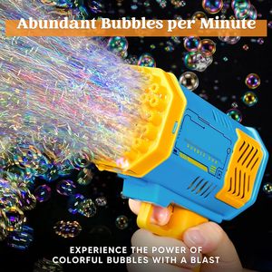 Nouvelle machine à bulles de type bazooka pour enfants, style unisexe, petite taille, boîte de couleur, jouet d'été, pistolet à eau, jouets à balles de gel - Product Image 2