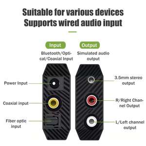 <span class=keywords><strong>Convertisseur</strong></span> numérique à fibre optique <span class=keywords><strong>vers</strong></span> <span class=keywords><strong>analogique</strong></span> <span class=keywords><strong>Bluetooth</strong></span> 5.0 TUTI en gros, récepteur <span class=keywords><strong>audio</strong></span> AUX sans fil <span class=keywords><strong>vers</strong></span> casque 3.5, décodeur - Product Image 6