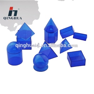 Jouet éducatif scientifique en plastique, formes géométriques solides, <span class=keywords><strong>mathématiques</strong></span> - Product Image 1