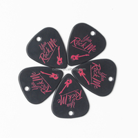 Factory Direct Sale Custom ABS Musical Instrument Accessories Guitar Pick Keychain