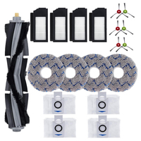 Kit de pièces de rechange pour aspirateur robot ECO VACS DEEBOT X1, brosse latérale principale, filtre Hepa, sac de serpillière
