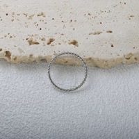 Großhandel 1,5mm Damen Edelstahl ringe Schmuck Frauen vergoldet Twisted Style Ring