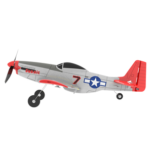 Avions RC en mousse EPP <span class=keywords><strong>P51D</strong></span> 400 mm 4 canaux RTF avec télécommande et batteries - Portée de 300 m pour adultes et enfants, cadeaux d'extérieur - Product Image 2