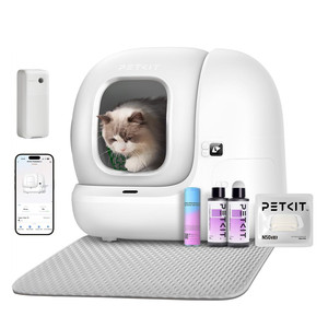 PETKIT PuraMax <span class=keywords><strong>2</strong></span> Bac à litière <span class=keywords><strong>pour</strong></span> chat autonettoyant intelligent contrôlé par application, 100 % sûr, avec triple élimination des odeurs, nouveau modèle amélioré avec rouleau et tapis - Product Image 1