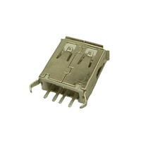 Enchufe hembra de 180 grados, enchufe macho USBA1, pieza de accesorio, montaje en Panel, conector impermeable, Terminal, conector macho Micro Usb