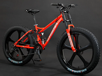 Vélo de montagne à suspension intégrale haute performance pour la descente et les sentiers accidentés, 26 pouces, 21 vitesses, frein à disque