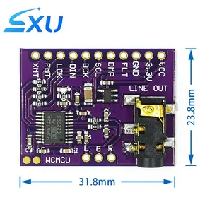 GY-PCM5102 CJMCU-5102 I2S IIS 단일 칩 마이크로컴퓨터 고품질 무손실 디지털 오디오 DAC 디코딩 보드