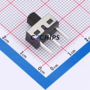 3C127BAA050AA Slide Switch Through hole-3P,12.7x6.6mm Switch Single Pole Double Throw Rectangle Pin Header PC Pin 12.7mm - Product Image 2