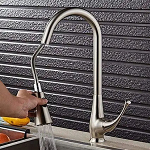 Robinet de cuisine extractible chaud et froid en laiton, <span class=keywords><strong>le</strong></span> meilleur pour la cuisine - Product Image 2