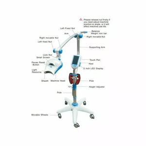 Lumière froide blanchissant Instrument de clinique <span class=keywords><strong>dentaire</strong></span> tricolore LED lumière Laser écran tactile Mobile matériel métallique Instruments médicaux - Product Image 2