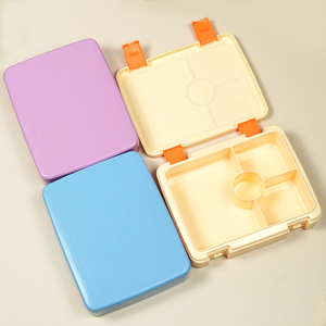 Bán buôn đa-ngăn container thực phẩm 3 khoang lò vi <span class=keywords><strong>s</strong></span>óng an toàn Hộp Ăn Trưa - Product Image 3